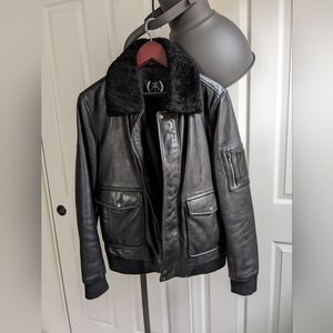 Threads of Apollo Icarus Leather Aviator Jacket